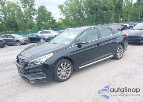 2017 Hyundai Sonata Sport from USA, damaged, VIN 5NPE34AF8HH453353